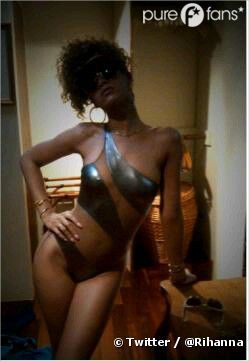 Rihanna sexy et presque nue sur Twitter-Photos