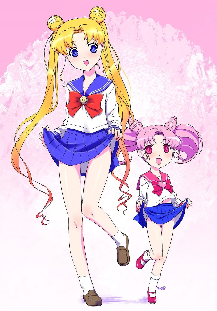 Sailor Moon & Sailor Chibi Moon - 01