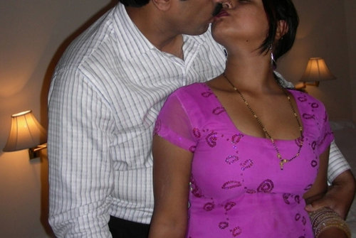 Indian Girl Kissing