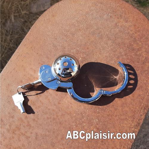 Cage chasteté Castrat carcan BDSM