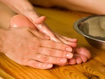 Le Massage des pieds