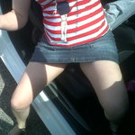 jupe en voiture