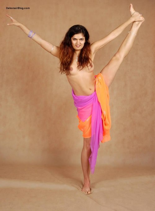Nude Desi Yoga