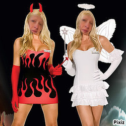 photmontage ange and demon qui suis je 