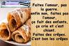 Faites l'amour … Pas la guerre …