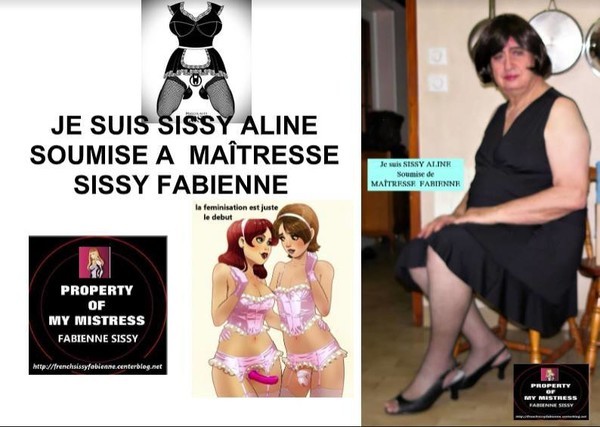 SISSY ALINE SALOPE SOUMISE DE FABIENNE A EDUQUER