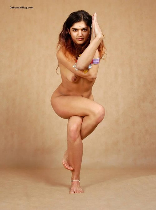Nude Desi Yoga