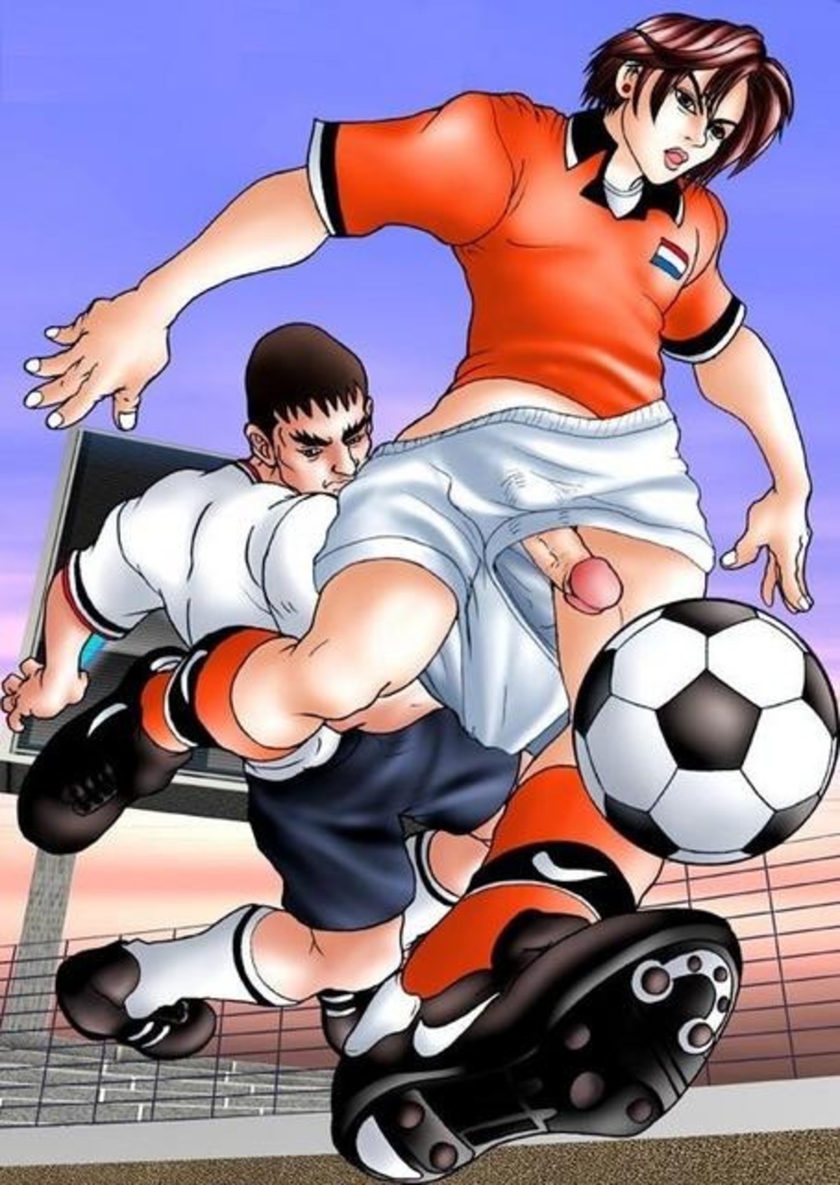 Порно футбол аниме фото 9